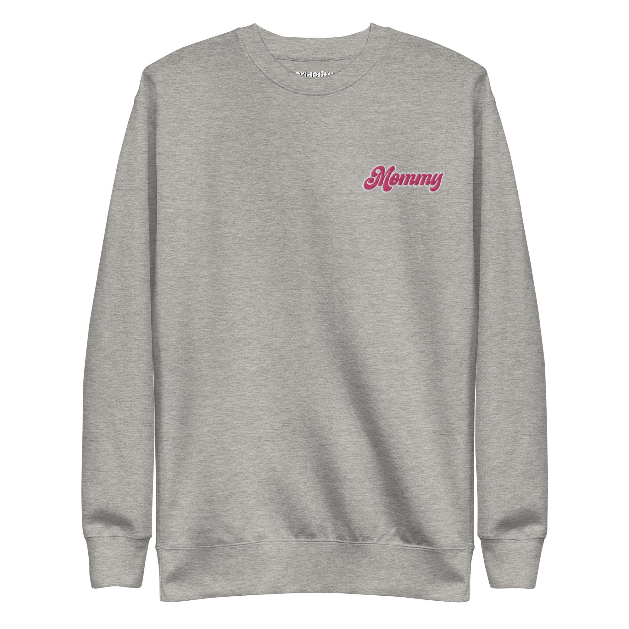 The Mommy Sweatshirt by Pridelity, part of our pride collection, showcases 