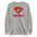 Introducing the Supergay Sweatshirt from Pridelity: a dusty rose sweatshirt featuring a stylized rainbow "S" emblem and a bold "SUPERGAY" print, perfect for adding to your pride collection.