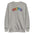 The United Sweatshirt from Pridelity's pride collection is a black design showcasing the word "UNITED" arced across the chest, with each letter in a different color to form a vibrant rainbow pattern. It features long sleeves and a crew neck, making it an ideal pride outfit for any occasion.