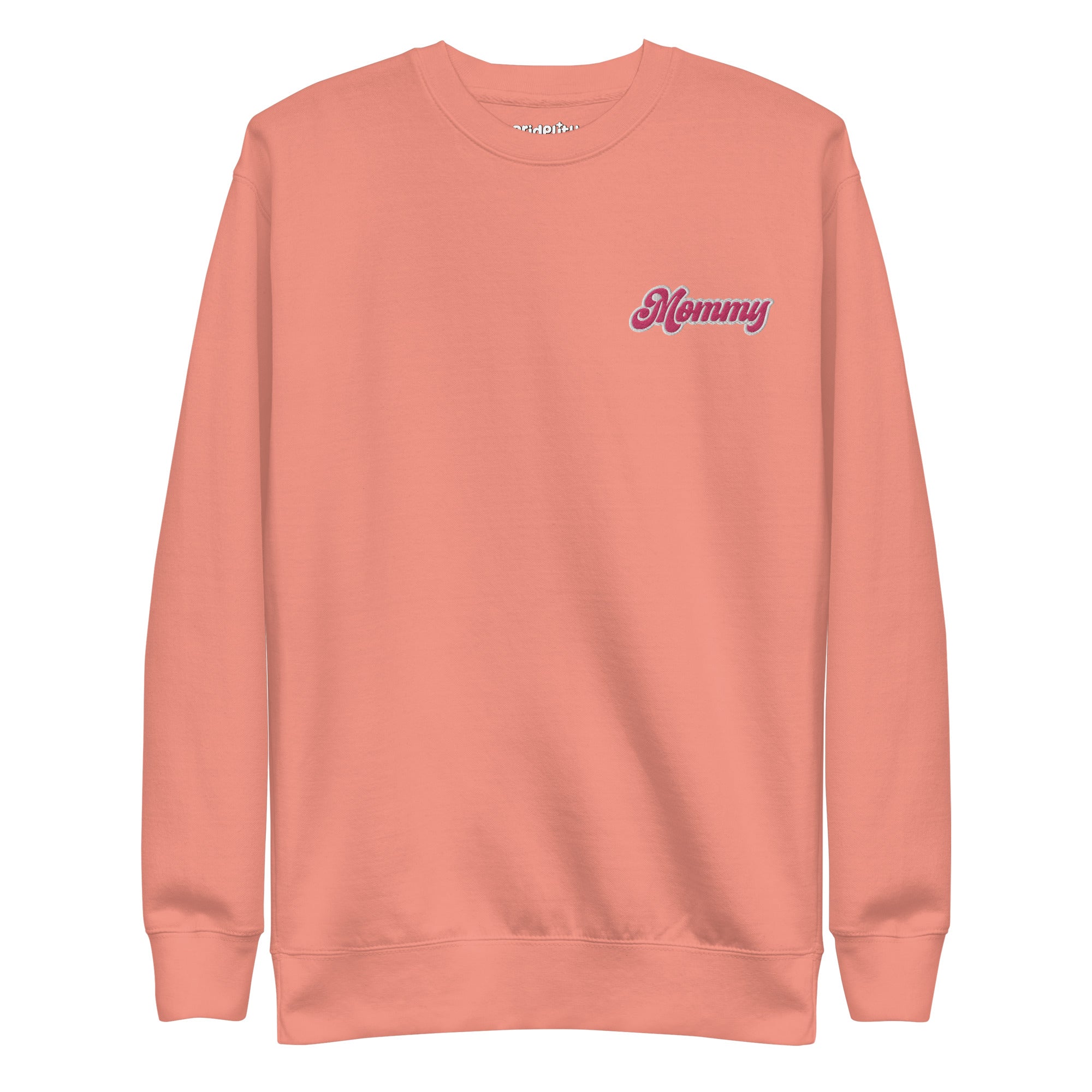 The Mommy Sweatshirt by Pridelity, part of our pride collection, showcases 