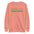 The Pridelity Human Sweatshirt features the word "HUMAN" in bold, rainbow-colored letters across its black fabric, embodying the essence of rainbow clothing against a plain white backdrop.