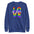 The Love Is Love Sweatshirt by Pridelity boasts a fashionable black design showcasing the empowering message "Love is Love." The word "LOVE" is prominently displayed in large, rainbow-hued letters arranged vertically, capturing the spirit of rainbow apparel. The phrase "is Love" is gracefully scripted in smaller white cursive across the center for added elegance.