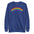 Black Rainbow Sweatshirt by Pridelity from the pride collection, showcasing a vibrant rainbow graphic on the front with red, orange, yellow, green, blue, and purple stripes.