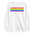 Carbon Grey Rainbow Stripes Sweatshirt by Pridelity, featuring vibrant horizontal stripes in red, orange, yellow, green, blue, and purple across the chest—a standout piece from our pride collection.