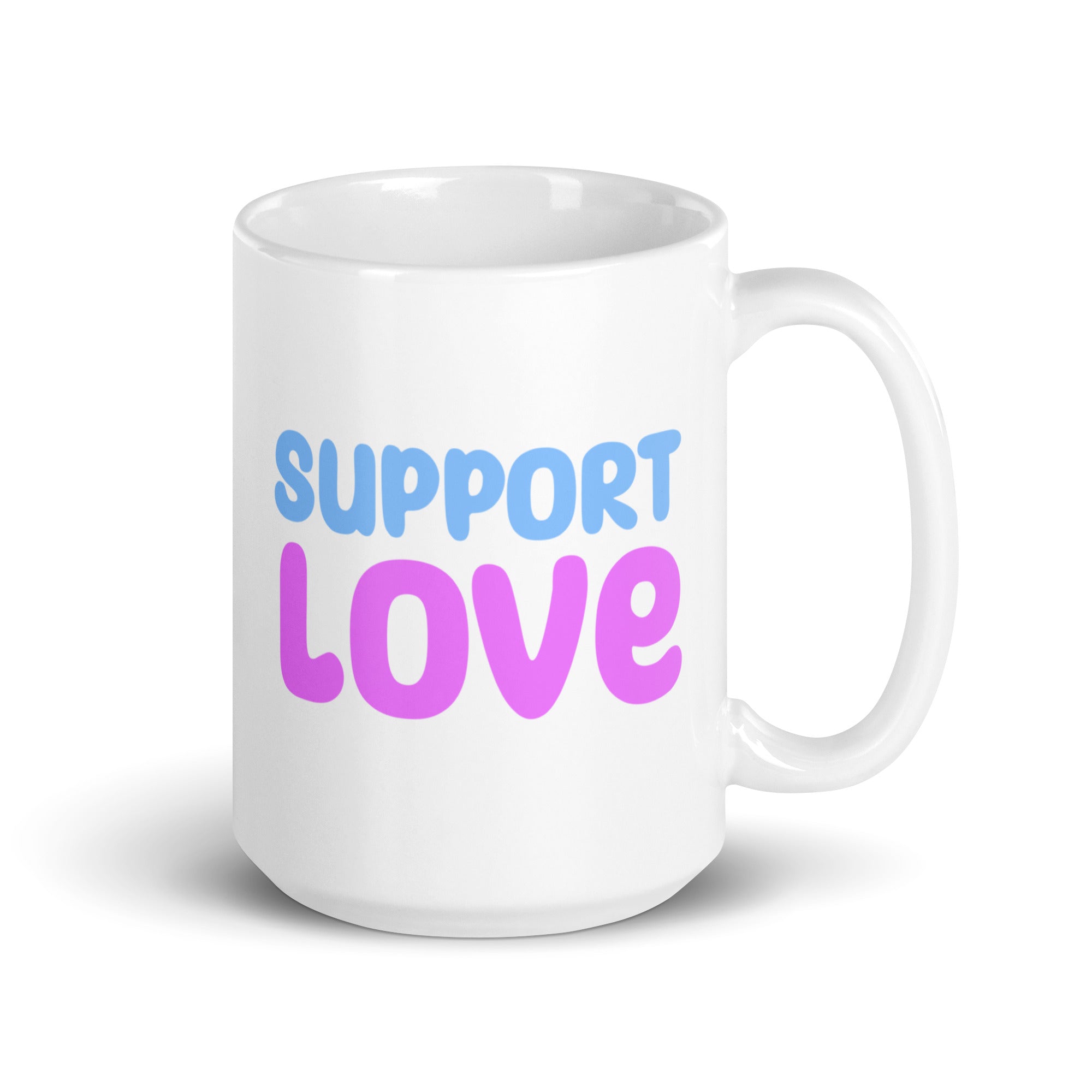 The Support Love Mug by Pridelity, from the Pride Collections 2025, showcases 